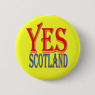 Badge Rond 5 Cm OUI insigne de goupille de l'Ecosse