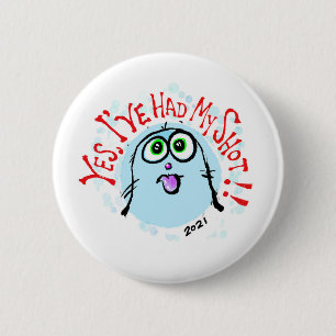 Badge Rond 5 Cm Oui, j'ai eu ma balle !!Badge