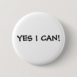 BADGE ROND 5 CM OUI JE PEUX !
