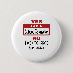 Badge Rond 5 Cm Oui, je suis conseiller scolaire
