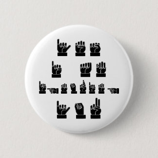 Badge Rond 5 Cm Oui je vous ignore © de #USAPatriotGraphics d'ASL