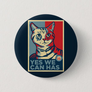 Badge Rond 5 Cm Oui nous pouvons a