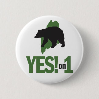 Badge Rond 5 Cm Oui sur 1 ! Bouton