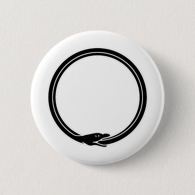 Badge Rond 5 Cm Ouroboros (Devant)