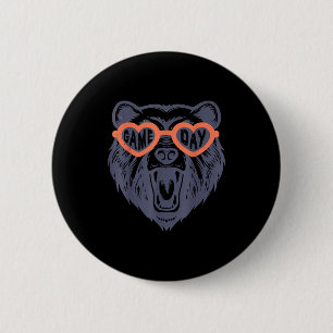 Badge Rond 5 Cm Ours de la journée de jeu 