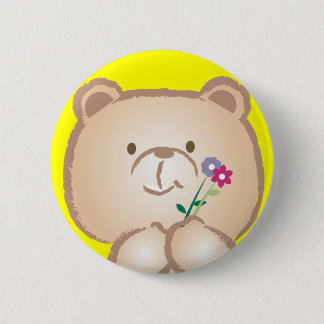 Badge Rond 5 Cm ours femelle