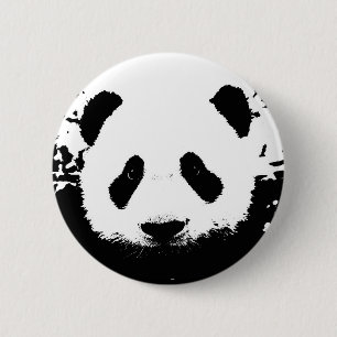 Badge Rond 5 Cm Ours Panda