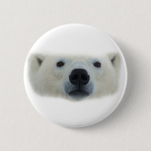 Badge Rond 5 Cm Ours polaire