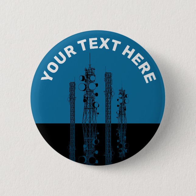 Badge Rond 5 Cm Outils de communication (Devant)