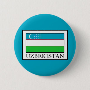 Badge Rond 5 Cm Ouzbékistan