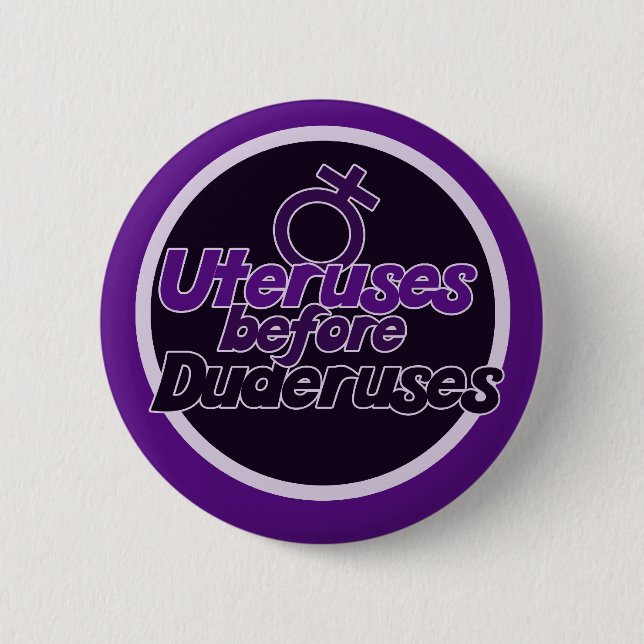 Badge Rond 5 Cm Ovaires Avant Brochures (Devant)