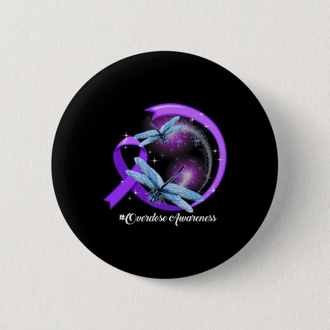 Badge Rond 5 Cm Overdose d'Aware (Devant)