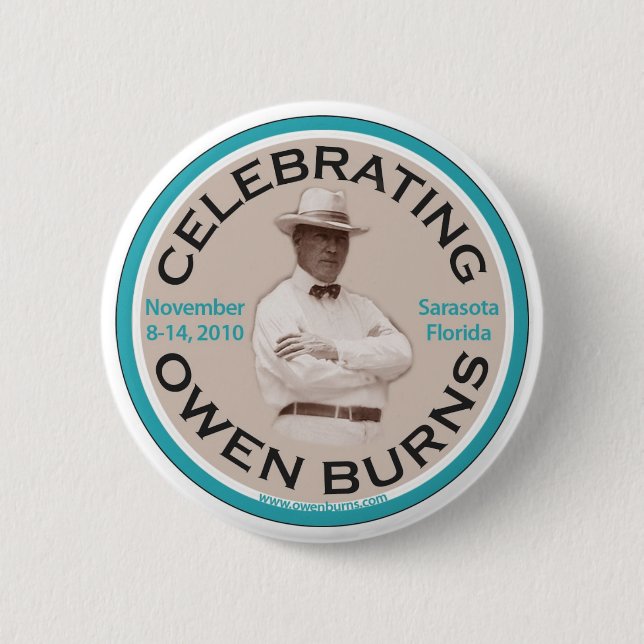 Badge Rond 5 Cm Owen brûle le bouton (Devant)