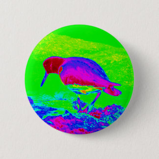 Badge Rond 5 Cm Oyster Catcher