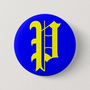BADGE ROND 5 CM P - ANCIEN ANGLAIS
