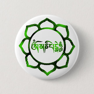 Badge Rond 5 Cm padme hum-2 de l'OM mani