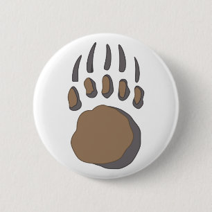 BADGE ROND 5 CM PAGE D'OURS