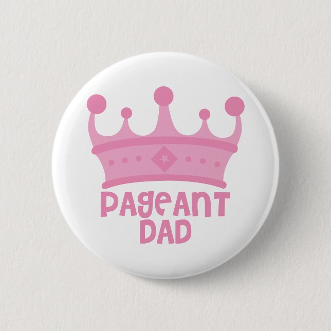 Badge Rond 5 Cm Pageant Papa (Devant)
