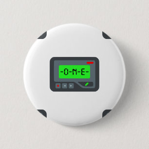 Badge Rond 5 Cm pager émoji