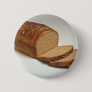 Badge Rond 5 Cm Pain coupé en tranches délicieux de blé