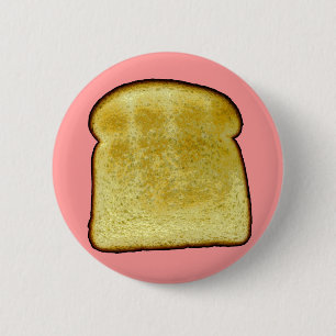 Badge Rond 5 Cm Pain grillé