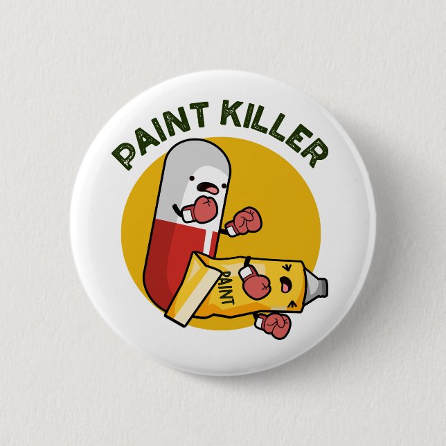Badge Rond 5 Cm Paint Killer Fundy Pill Pill Pun (Devant)