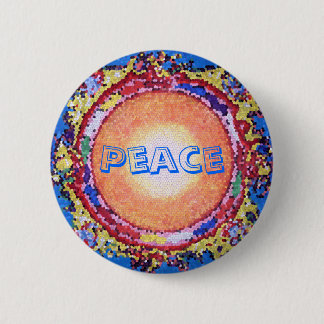 Badge Rond 5 Cm Paix