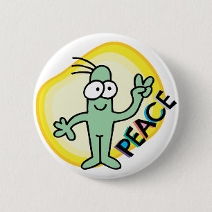 Badge Rond 5 Cm Paix
