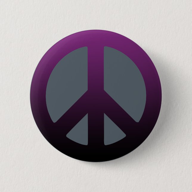 Badge Rond 5 Cm Paix (Devant)