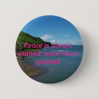 Badge Rond 5 Cm Paix