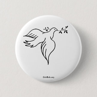 Badge Rond 5 Cm Paix