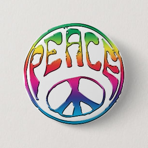 Badge Rond 5 Cm Paix-01