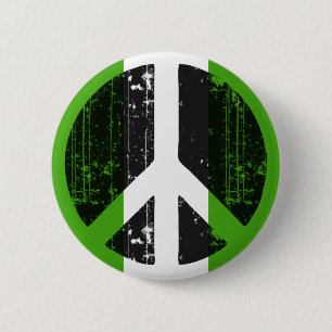 Badge Rond 5 Cm Paix au Nigéria