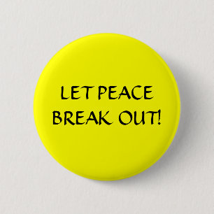 Badge Rond 5 Cm PAIX ! - bouton