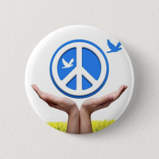 Badge Rond 5 Cm paix deux
