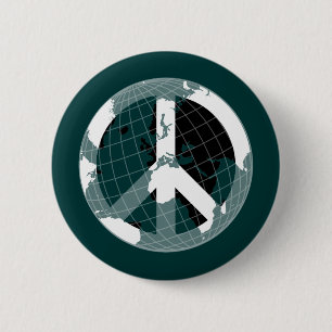 Badge Rond 5 Cm Paix du monde