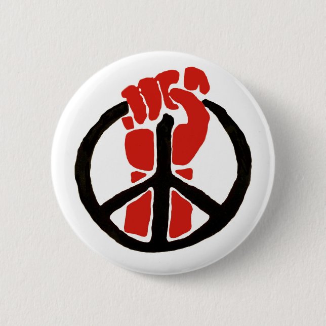 Badge Rond 5 Cm Paix maintenant ! (Devant)