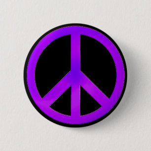 Badge Rond 5 Cm Paix pourpre