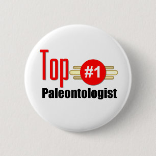 Badge Rond 5 Cm Paléontologue supérieur