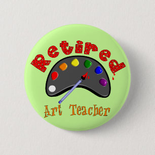 Badge Rond 5 Cm Palette retirée de style de relief par 3D de
