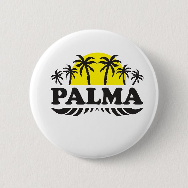 BADGE ROND 5 CM PALMA (Devant)