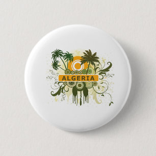 Badge Rond 5 Cm Palmier Algérie