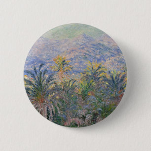 Badge Rond 5 Cm Palmiers de Claude Monet   chez Bordighera