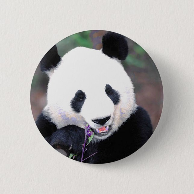 Badge Rond 5 Cm Panda (Devant)