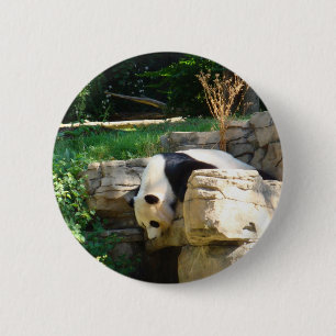 Badge Rond 5 Cm Panda chaud