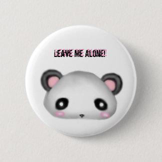 Badge Rond 5 Cm Panda - laissez-moi seul !