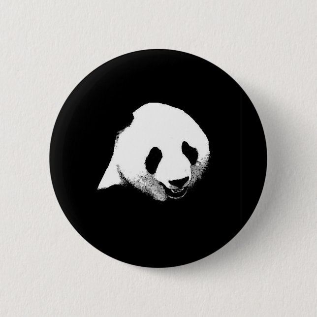 Badge Rond 5 Cm Panda Pop Art (Devant)