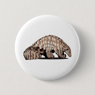 Badge Rond 5 Cm PANGOLIN uniquement