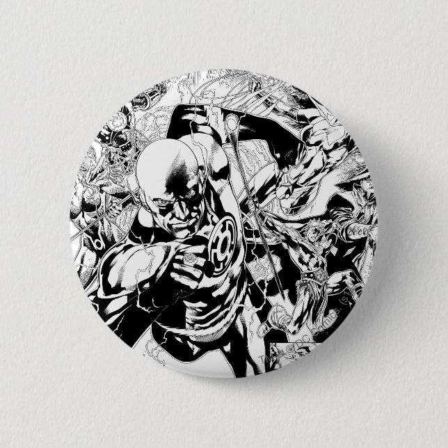 Badge Rond 5 Cm Panneau comique de la nuit la plus noire (Devant)