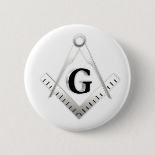 Badge Rond 5 Cm Panneau franc-maçonnerie